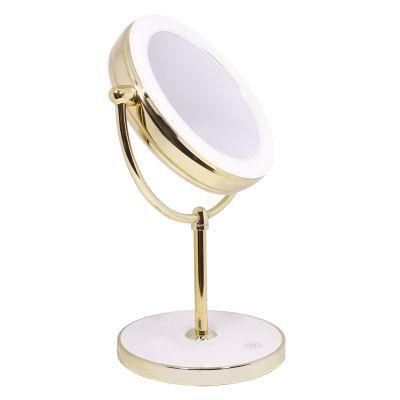 Double Sided Mirror High-End Household LED Makeup Mirror 10X Magnifying Mirror