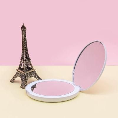 High Definition Rechargeable LED Portable Makeup Mirror Pocket Mirror