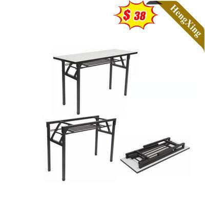 Modern Office Furniture Wood Computer Desk L Shaped Study Conference Office Computer Folding Dining Table