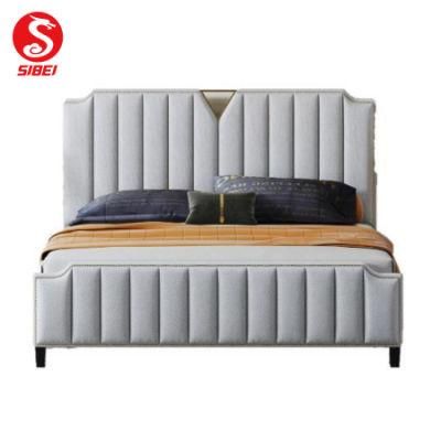 New Hot Sale Bedroom Furniture Modern Furniture Sofa Bed Fabric Bed King Bed Wall Bed with Fashion Style