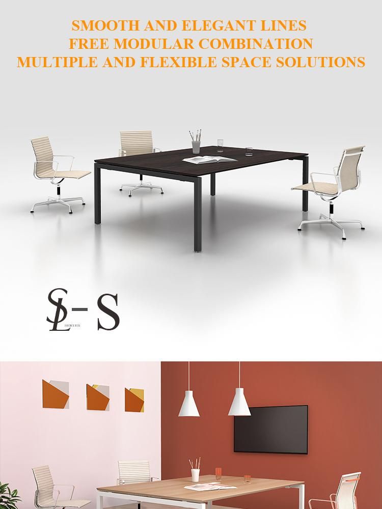 High Quality 8 Person Standard Size High Quality Modern Office Conference Table