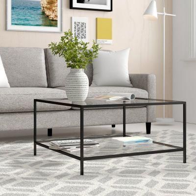 Factory Cheap Price Scandinavian Modern Wooden Side Table Tea Table for Living Room Round Tray Coffee Table with Solid Wood Leg