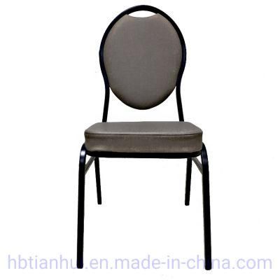 Hot Sale Modern Furniture Metal Frame Round Back Hotel Banquet Dining Chairs