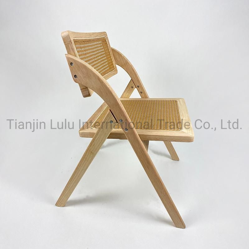 Commerical Manufacturer Modern Living Room Folding Chair Wood Folding Chair Wholesale