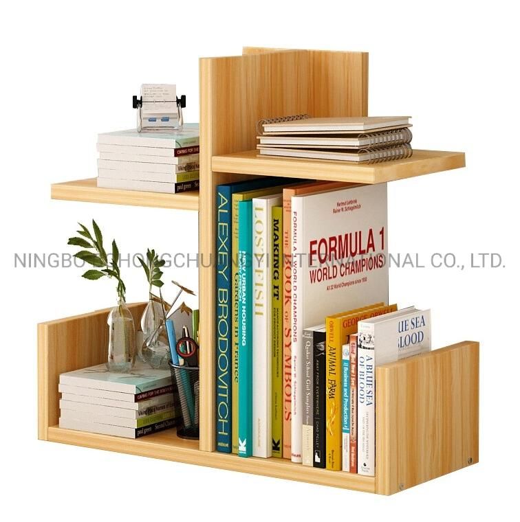 Wooden Desk Organizer Bookcase Bookshelf
