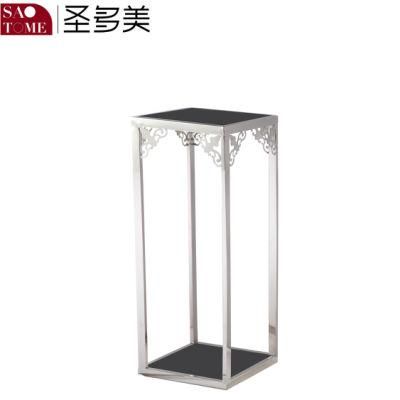 Three Sizes of Square Flower Stands for Modern Outdoor Garden Furniture