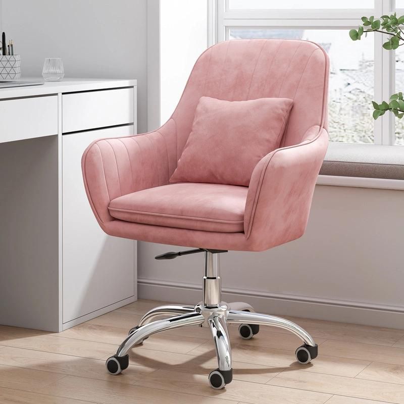 Modern Home Living Room Book Room Working Room Furniture Upholstered Leisure Swivel Ergonomic Office Chair