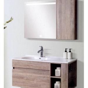 Modern Wash Basin MDF Bathroom Vanity with Wall Standing