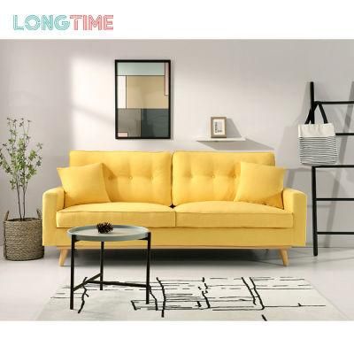 Modular Design Luxury Home Furniture Blue Fabric Sofa