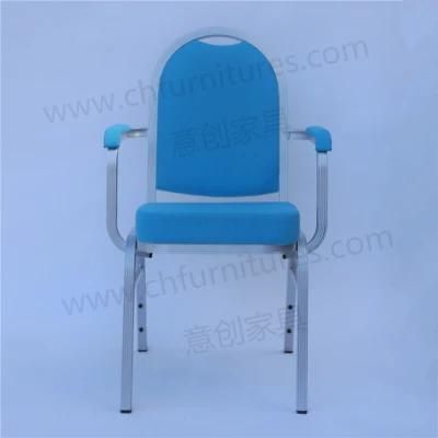 Alumunim Hotel Banquet Wedding Chair with Armrest Yc-L240