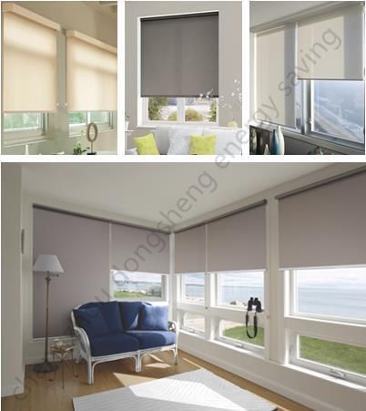 Blackout Fabric Window Shade Roller Blind for Indoor