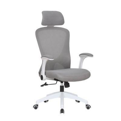 Manufacture with Armrest High Back Ergonomic Computer Swivel Leisure School Staff Chair