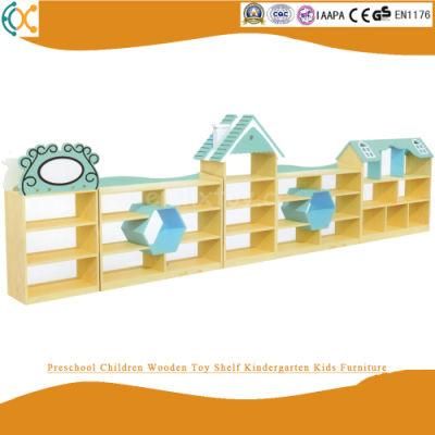 Preschool Children Wooden Toy Shelf Kindergarten Kids Furniture