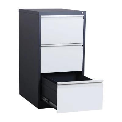 Steel 3 Drawer Cabinet Space Solutions 3 Drawer Metal File Cabinet with Pencil Drawer Black
