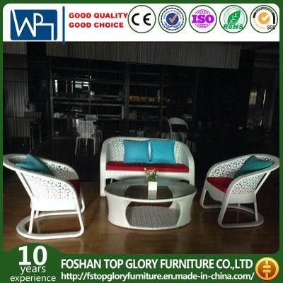 Modern Hotel Furniture Garden Patio Chair Rattan Outdoor Sofa with Tea Table