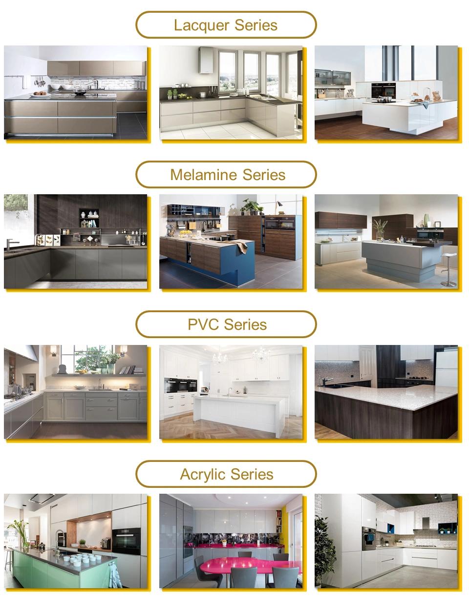 Contemporary Rta Glossy Lacquering Kitchen Furniture