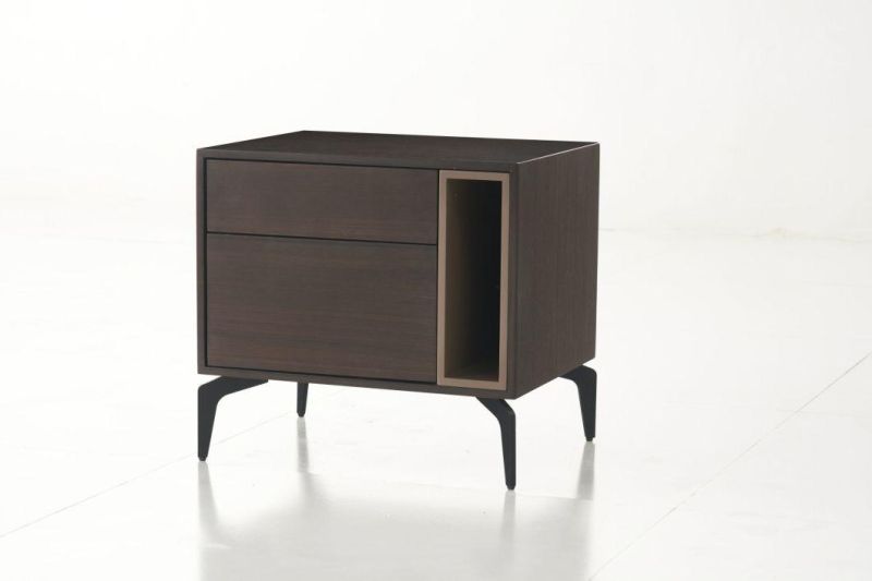 FL48 Wooden Night Stand, Italia Modern Furniture, Latest Design Night Stand in Home and Hotel Furniture Customization