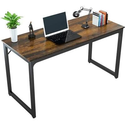 Wholesale Modern Creative Office Furniture Stainless Steel Wood Office Desk White Home Office Table