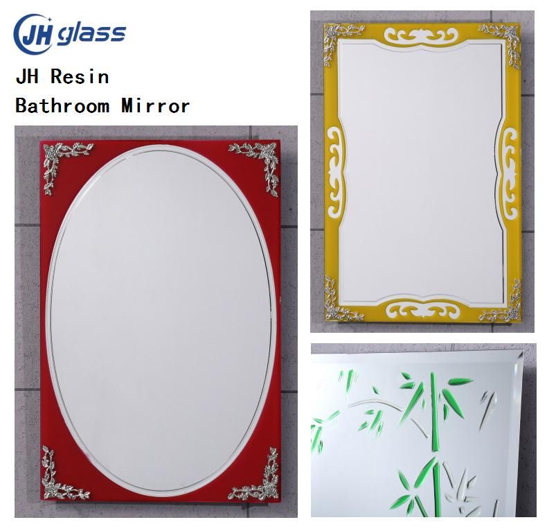 Fashion Home Decorative Bathroom Make up resin Mirror