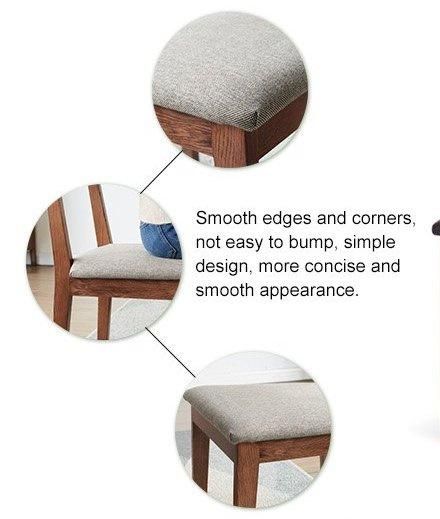 Furniture Modern Furniture Chair Home Furniture Living Room Furniture Nordic Modern Grey Upholstered Wooden Solo Hotel Furniture Dining Room Chairs