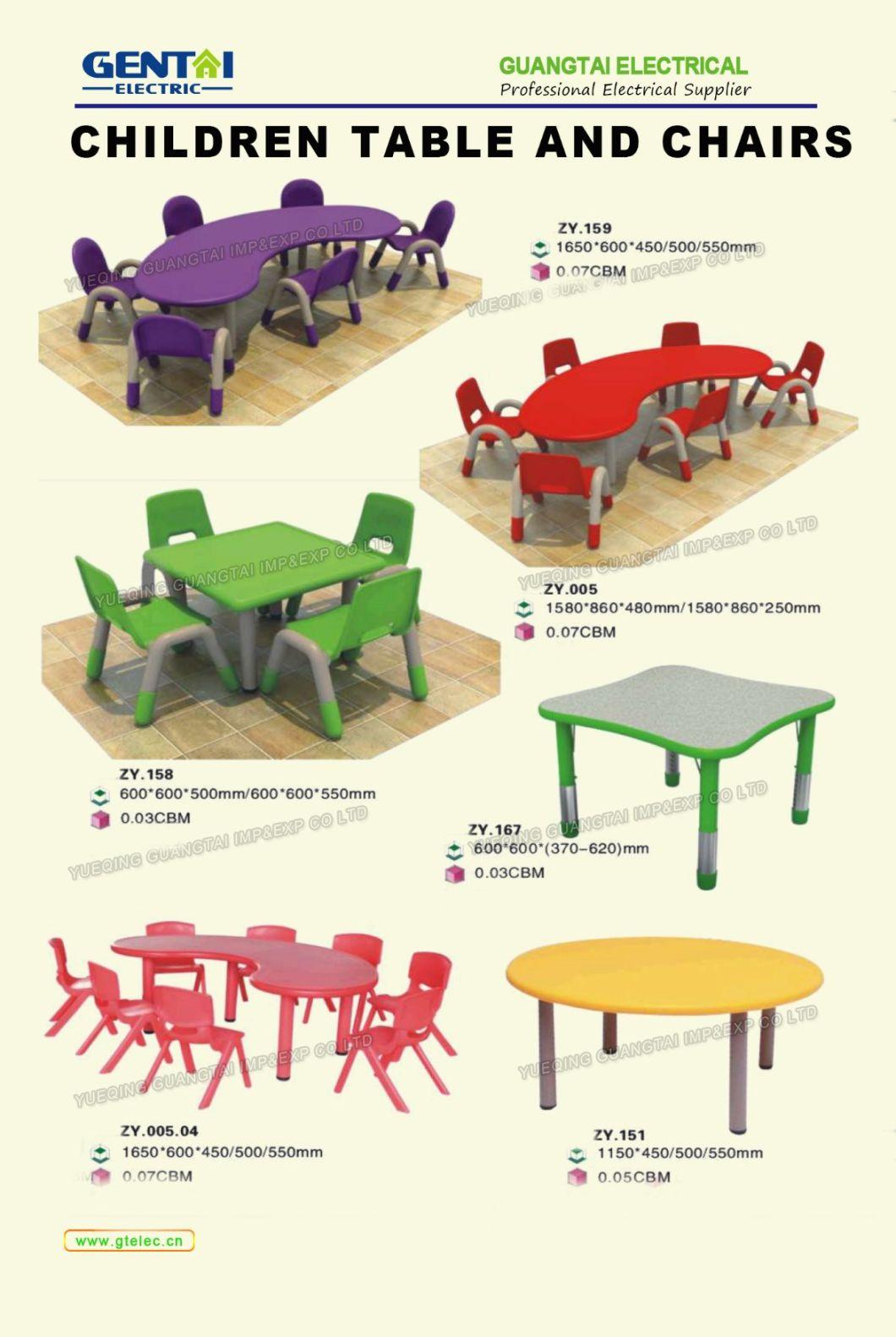 Wholesale Price Plastic Children Table and Chairs for Nursery Furniture