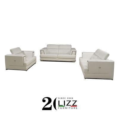 Leather Sofa Living Room Home Furniutre with Metal Legs