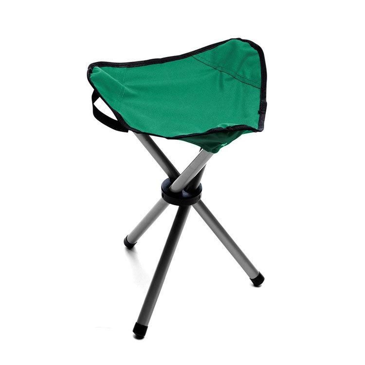 Outdoor Steel Tube Camping Fishing Stool Chair Portable Small Folding Beach Chair