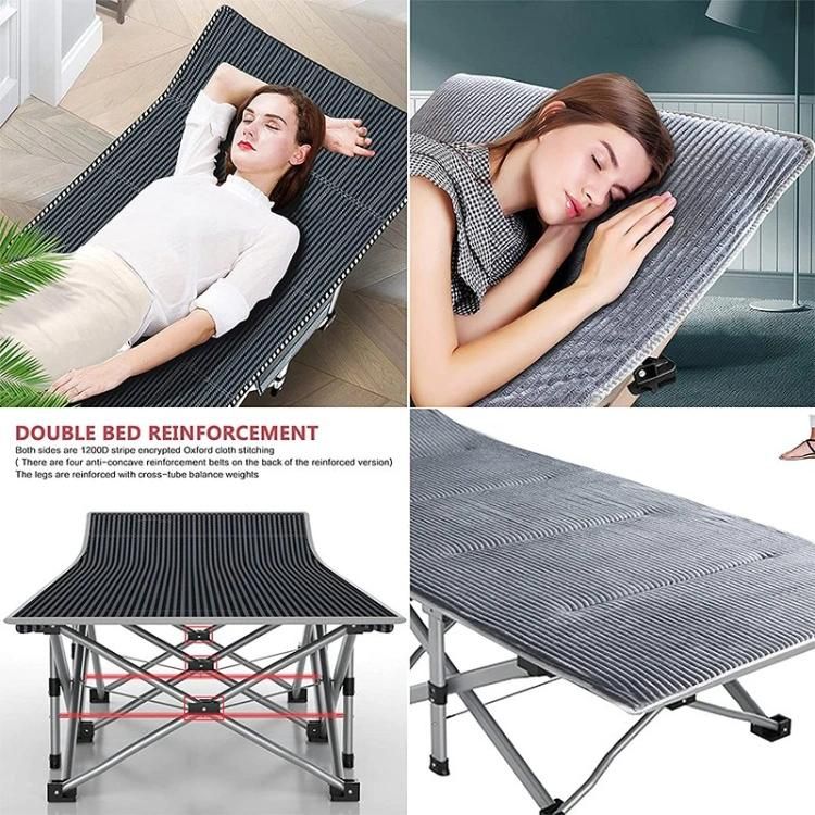 Stainless Steel Camping Folding Bed for Outdoor Camping Hiking Travelling