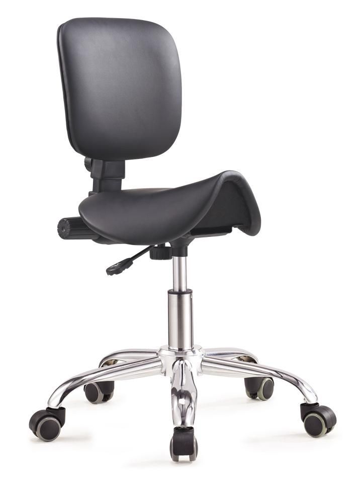 Hot Sell Ergonomic Saddle Stool Office Chair with Adjutable Backrest