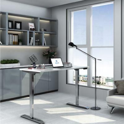Modern Office Furniture Stand Ergonomic Standing Table Adjustable Height Metal Frame Desk