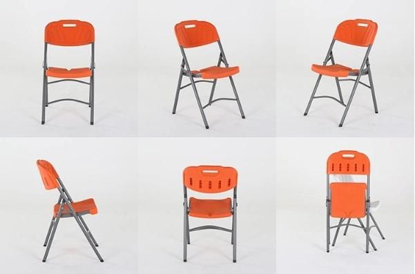 Promotion Outdoor Restaurant White Plastic Folding Chairs