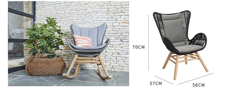 Hot Selling Wholesale Home Beach Rattan Outdoor Patio Bistro Garden Dining Chair