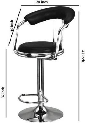 Modern Minimalist Bar Stool High Chair Metal Frame Chair Modern Style