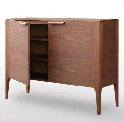 Modern and Simply Unique Design Solid Wood Sideboard Cabinet Furniture for Living Room