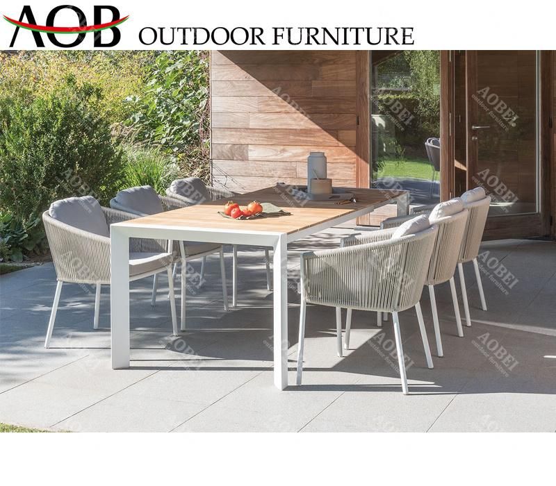 Modern Outdoor Exterior Garden Home Hotel Patio Restaurant Resort Dining Chair Table Furniture Set