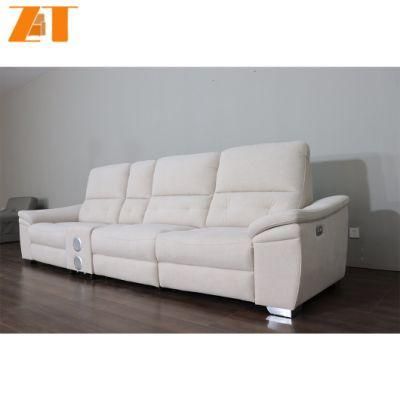 Factory Direct Wholesale Price Lazy Boy Comfortable Electric Massage and Heat Fabric Recliner Sofa with USB