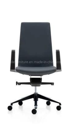 Zode Luxury Modern Design Visitor PU Ergonomic Swivel Leather Staff Meeting Manager Executive Office Desk Chair