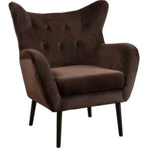 modern Chinese Leisure Leather Fabric Home Living Room Office Sectional Recliner Hotel Furniture Sofa Chair with Wood Frame
