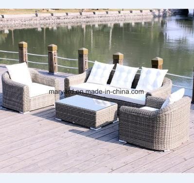 Outdoor Wicker Dining Table and Chair Garden Rattan Sofa Chair Modern Hotel / Home Terrace Furniture