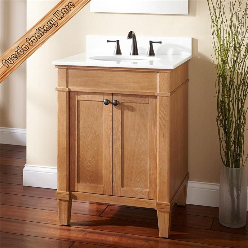 Wood Color Granite Top furniture for Bathroom