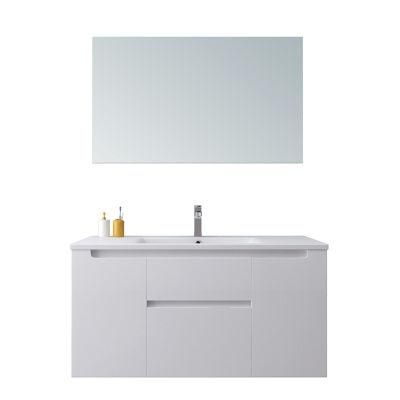 Modern Bathroom Furniture with High Gloss Laquced Door Andside Melamine Finished