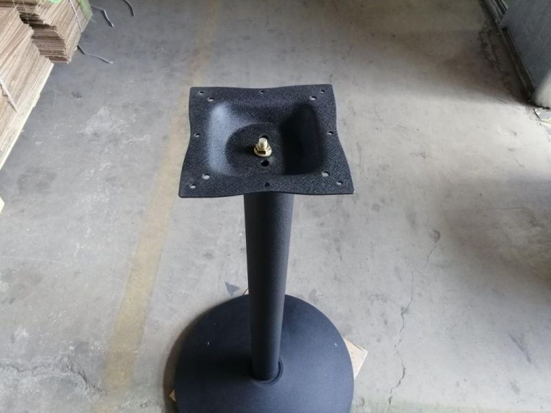 Powder Coated Heavy Duty Round Dining Tables Modern Restaurant Furniture