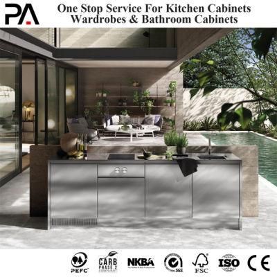 PA Modern 306 Stainless Steel Factory Direct Good Quality Outdoor Kitchen Unit Cabinets