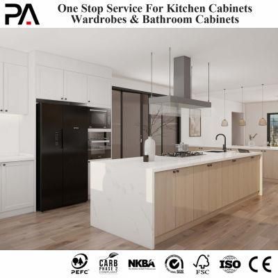 PA Home Wooden Furniture Modern Design White Shaker Kitchen Cabinets