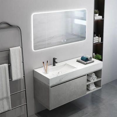 35&quot; Floating Bathroom Vanity with Single Sink Wall Mounted Cabinet