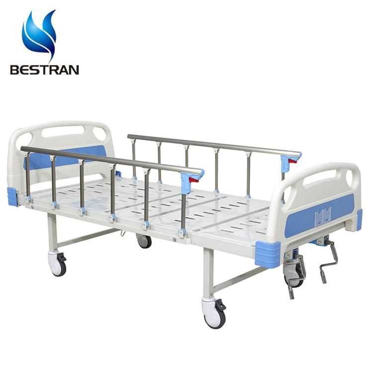 Mattress Crank Modern Medical Furniture Two Functions Manual Hospital Bed for Patient Nursing
