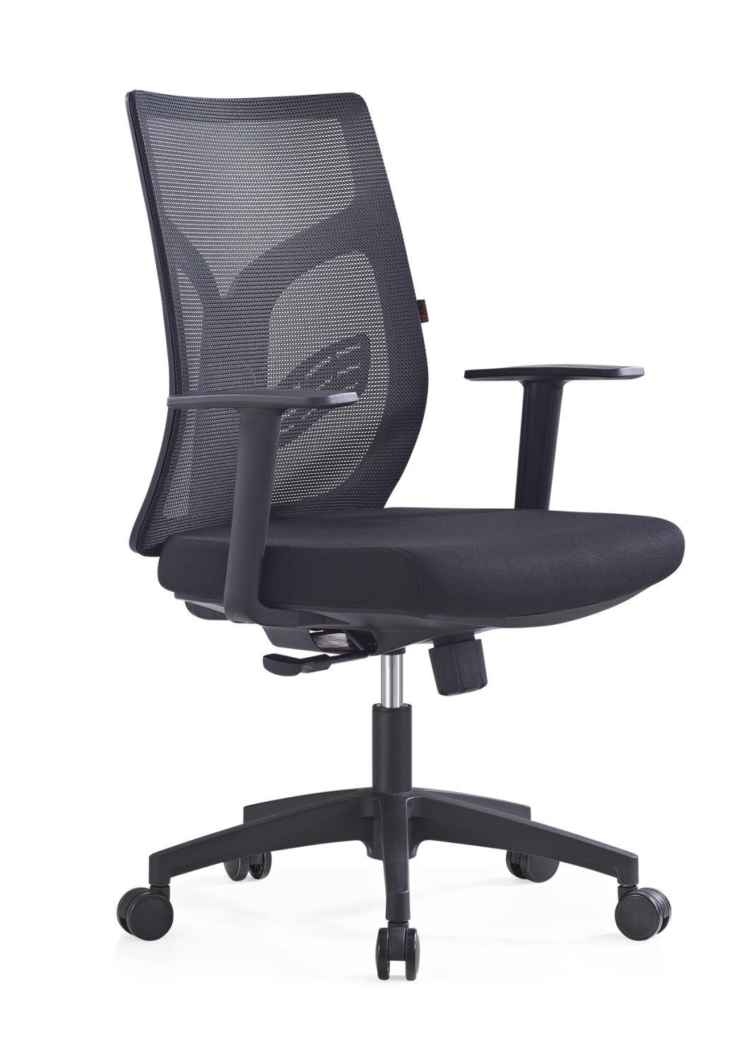 Popular Modern Ergonomic Rolling Swivel Manager Mesh Plastic Armrest Executive Computer Office Chair