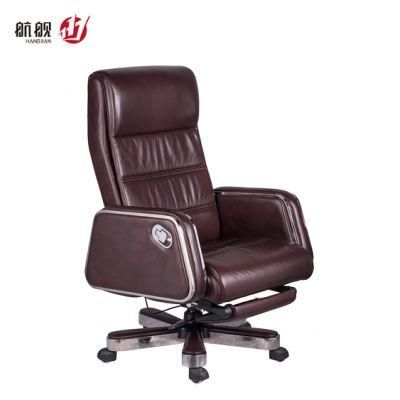 Modern Boss CEO Manager Recliner Cow Leather Office Executive Chair Swivel Office Furniture