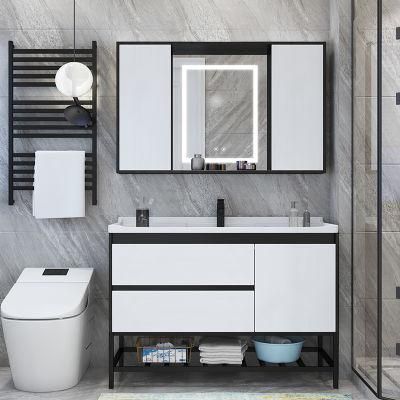 Bathroom Cabinet Melamine Modern Simple Floor Type