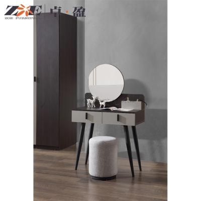 Light Luxury Dresser Home Furniture Bedroom Set Dressing Table with Mirror and Stool Vanity Makeup Vanity Table